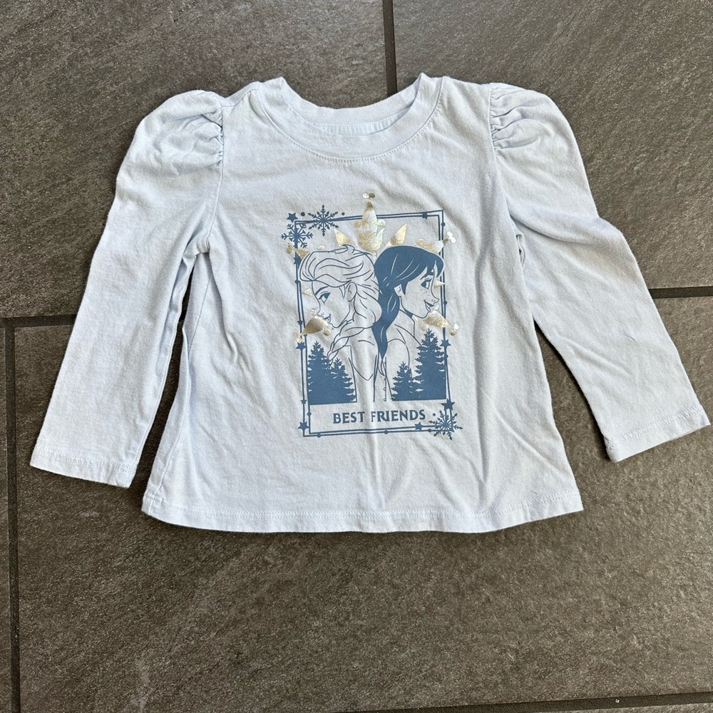 GapXDisney Toddler Girl Long Sleeve Shirts - Set of 3 - Picture 2 of 14